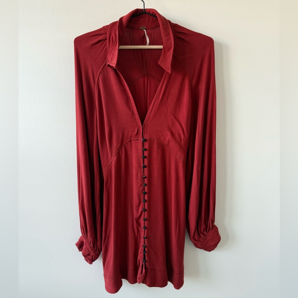 Free People Long Bell Sleeve Deess - Picture 2 of 6